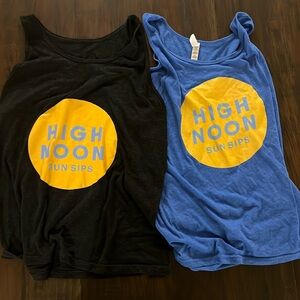 Men’s High Noon tank tops large Bella + Canvas triblend collection